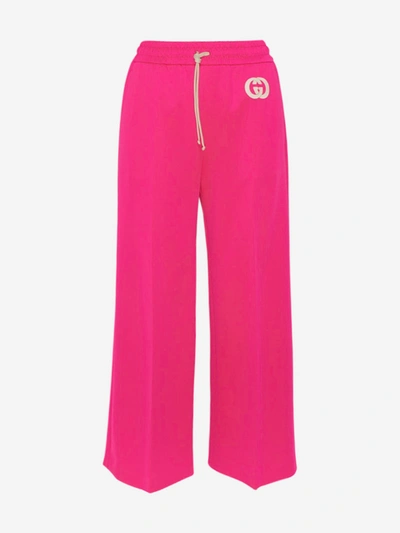 Shop Gucci Pantalone Fucsia In Pink