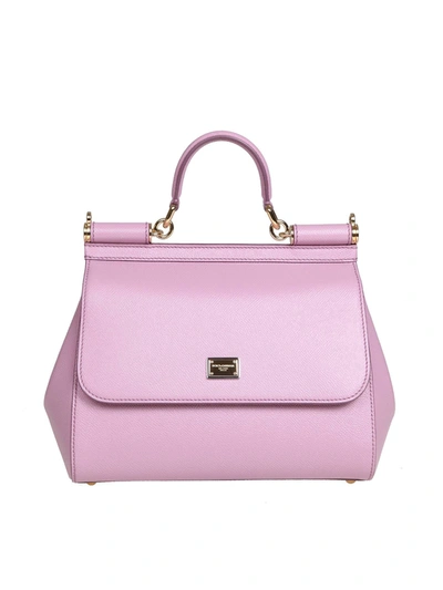 Shop Dolce & Gabbana Medium Sicily Bag In Pink