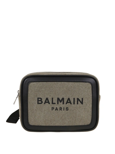 Shop Balmain B-army 20 Belt Bag In Dark Green