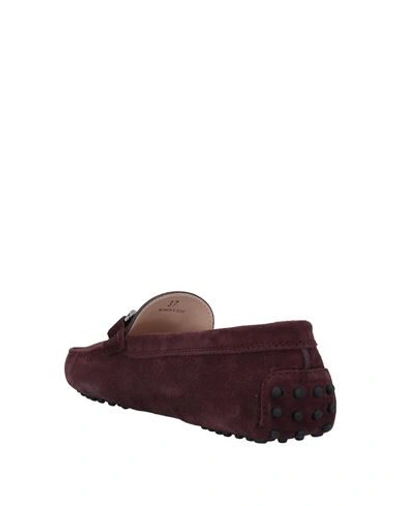 Tod's Loafers In Purple