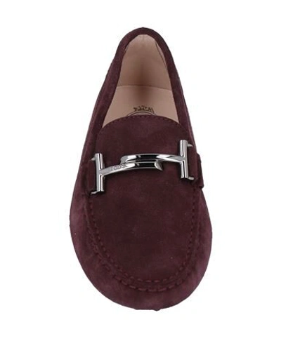 Tod's Loafers In Purple