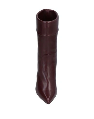 Shop Francesco Russo Knee Boots In Cocoa