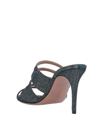 Shop A.bocca Sandals In Dark Blue