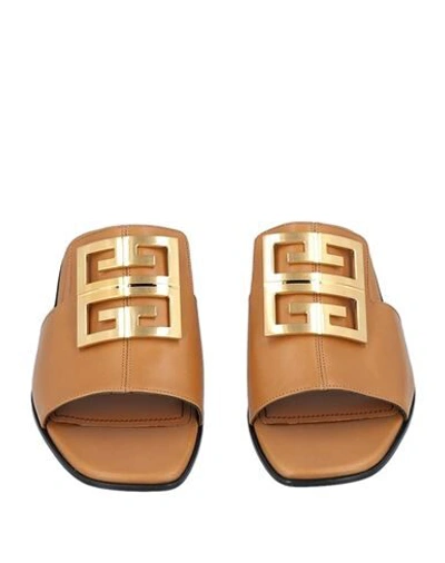 Shop Givenchy Sandals In Camel