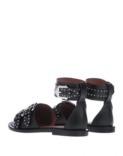 Shop Givenchy Sandals In Black