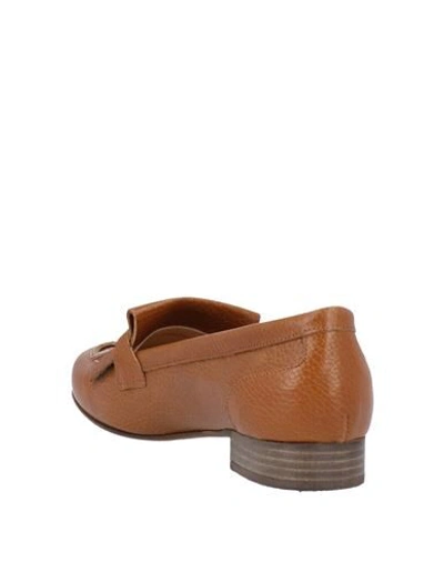 Shop Frey Loafers In Brown