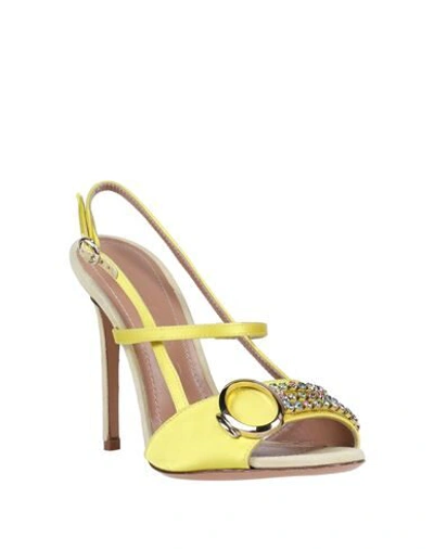 Shop A.bocca Sandals In Yellow