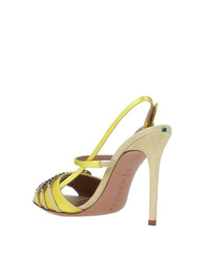 Shop A.bocca Sandals In Yellow