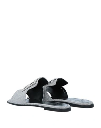 Shop Givenchy Sandals In Silver