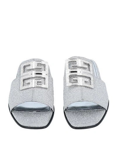 Shop Givenchy Sandals In Silver