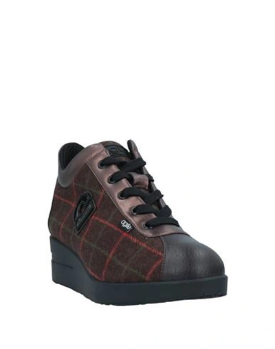 Shop Agile By Rucoline Sneakers In Dark Brown