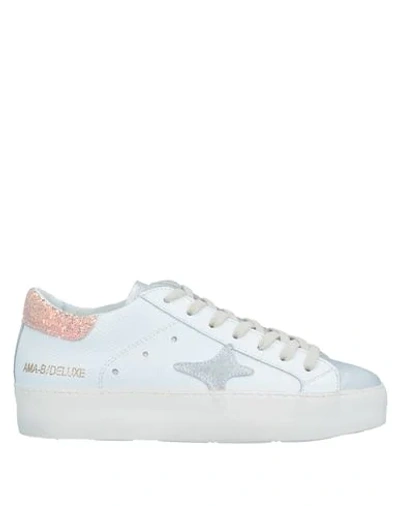 Shop Ama Brand Sneakers In Silver