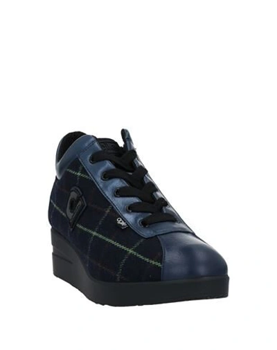 Shop Agile By Rucoline Sneakers In Dark Blue