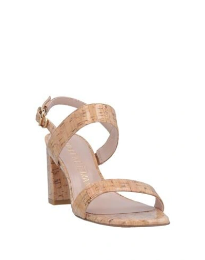 Shop Stuart Weitzman Sandals In Beige