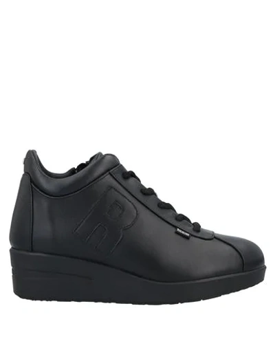 Shop Rucoline Woman Sneakers Black Size 5 Calfskin