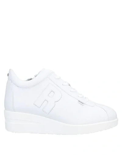Shop Rucoline Woman Sneakers White Size 8 Calfskin