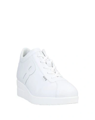 Shop Rucoline Woman Sneakers White Size 8 Calfskin