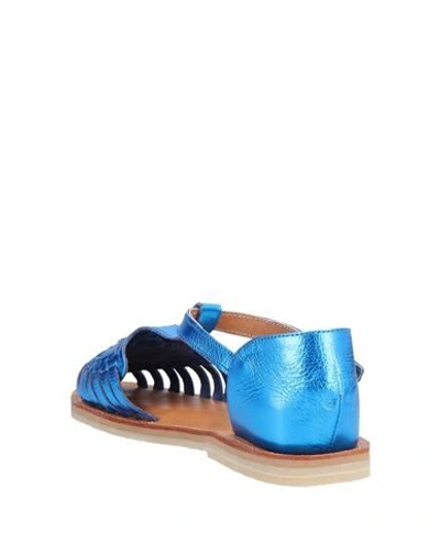 Shop Leon & Harper Sandals In Bright Blue