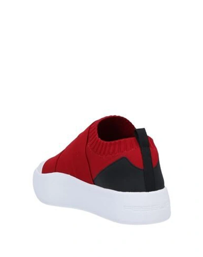 Shop Fessura Woman Sneakers Red Size 4.5 Textile Fibers