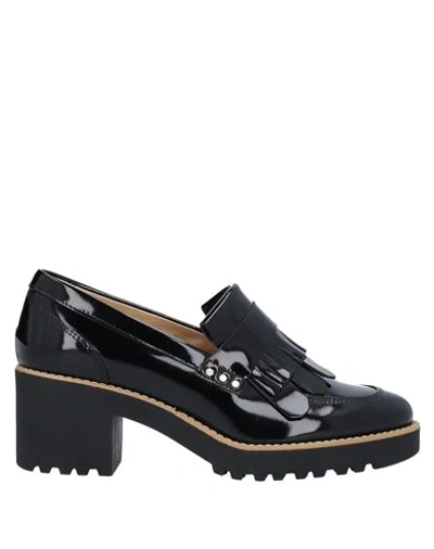 Shop Hogan Loafers In Black