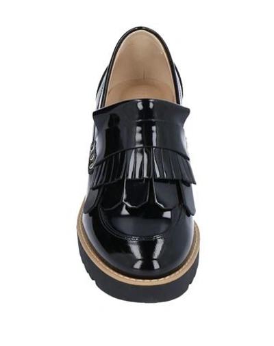 Shop Hogan Loafers In Black