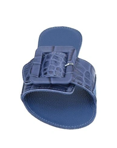 Shop Definery Sandals In Blue