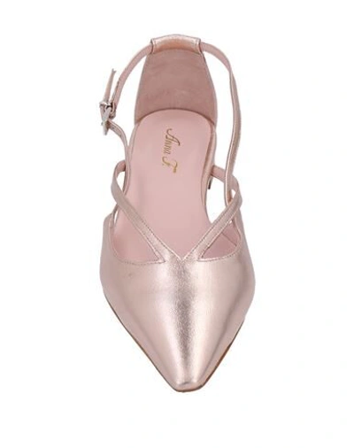 Shop Anna F Ballet Flats In Copper