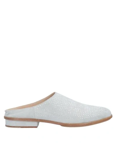 Shop Alberto Guardiani Mules In Light Grey