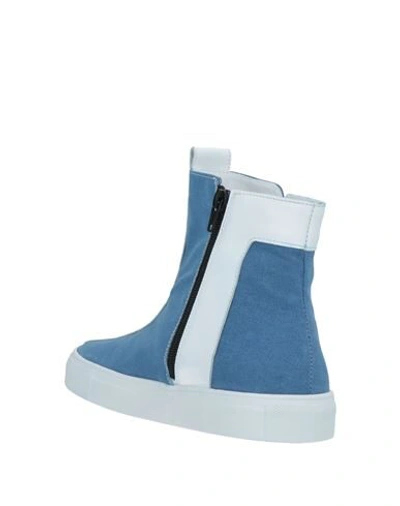 Shop Alberto Fermani Sneakers In Azure