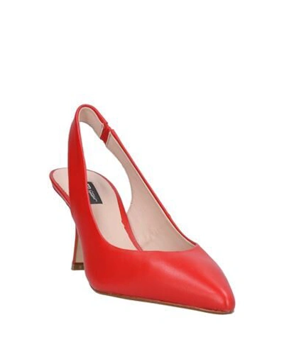 Shop Tosca Blu Woman Pumps Red Size 7 Soft Leather