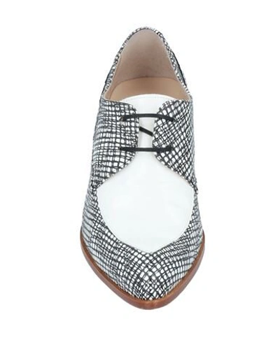 Shop Pertini Lace-up Shoes In White