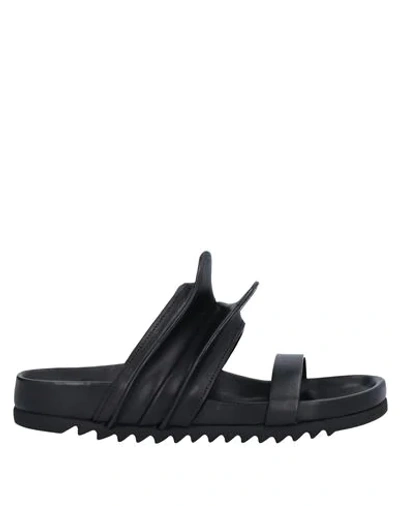 Shop Rick Owens Sandals In Black