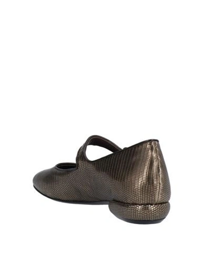 Shop Magli By Bruno Magli Ballet Flats In Bronze