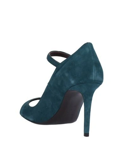 Shop Magli By Bruno Magli Pumps In Dark Green