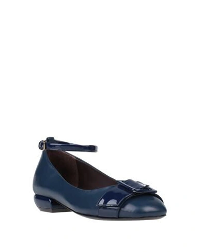 Shop Magli By Bruno Magli Ballet Flats In Blue