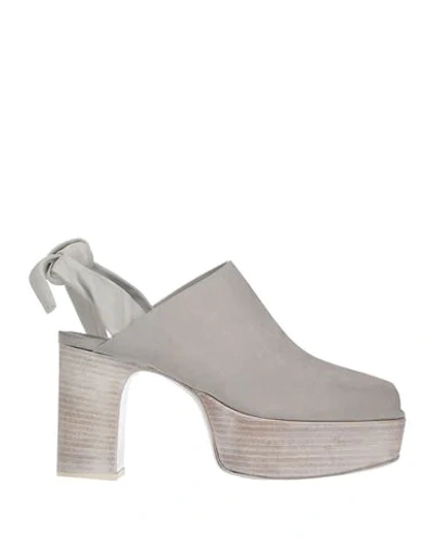 Shop Rick Owens Sandals In Light Grey
