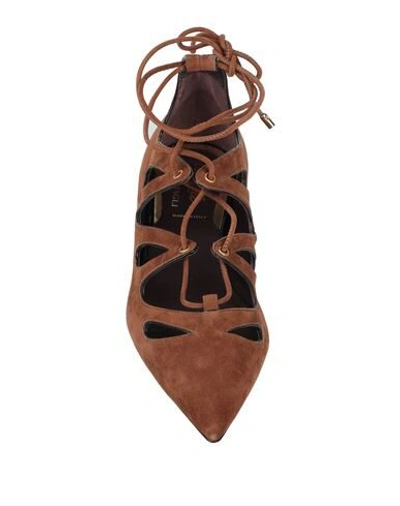 Shop Magli By Bruno Magli Ballet Flats In Camel