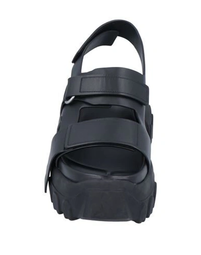 Shop Rick Owens Sandals In Black