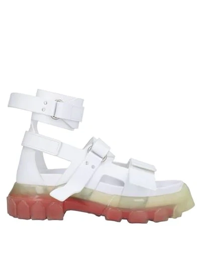 Shop Rick Owens Sandals In White