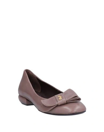 Shop Magli By Bruno Magli Ballet Flats In Light Brown