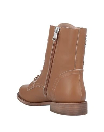 Shop Patrizia Pepe Ankle Boots In Camel