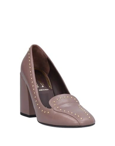 Shop Magli By Bruno Magli Loafers In Light Brown