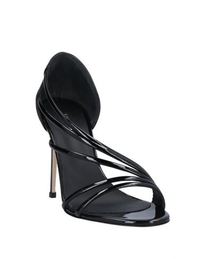 Shop Le Silla Sandals In Black