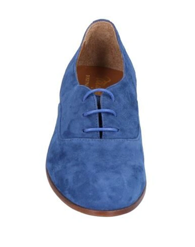 Shop Magli By Bruno Magli Lace-up Shoes In Blue