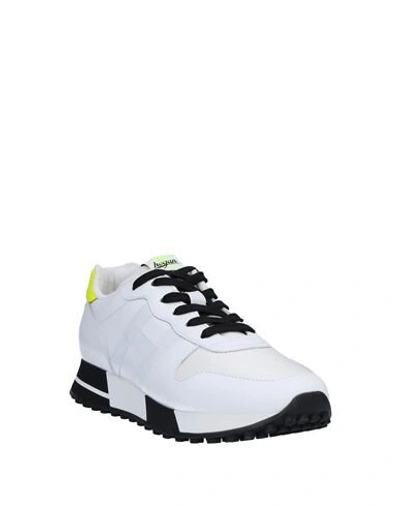 Shop Hogan Woman Sneakers White Size 5.5 Soft Leather, Textile Fibers