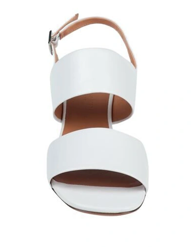 Clergerie White Leonie Sandal In White
