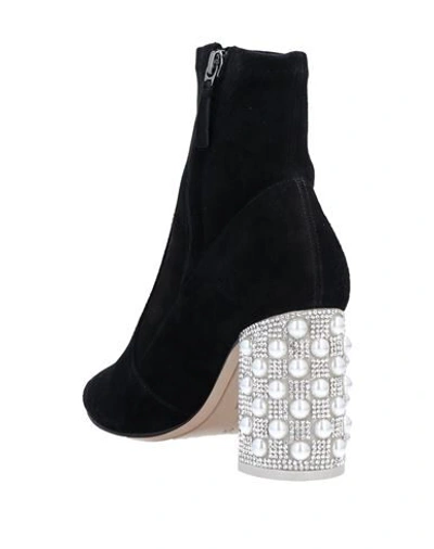 Shop Sophia Webster Ankle Boots In Black