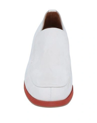Shop Giorgio Armani Loafers In Light Grey