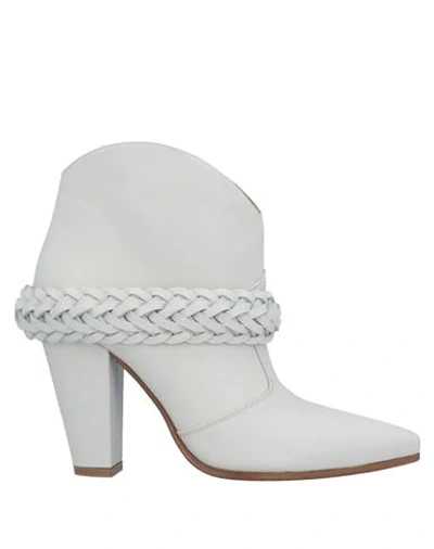Shop Golden Goose Ankle Boots In Ivory