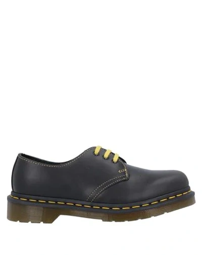 Shop Dr. Martens' Lace-up Shoes In Steel Grey